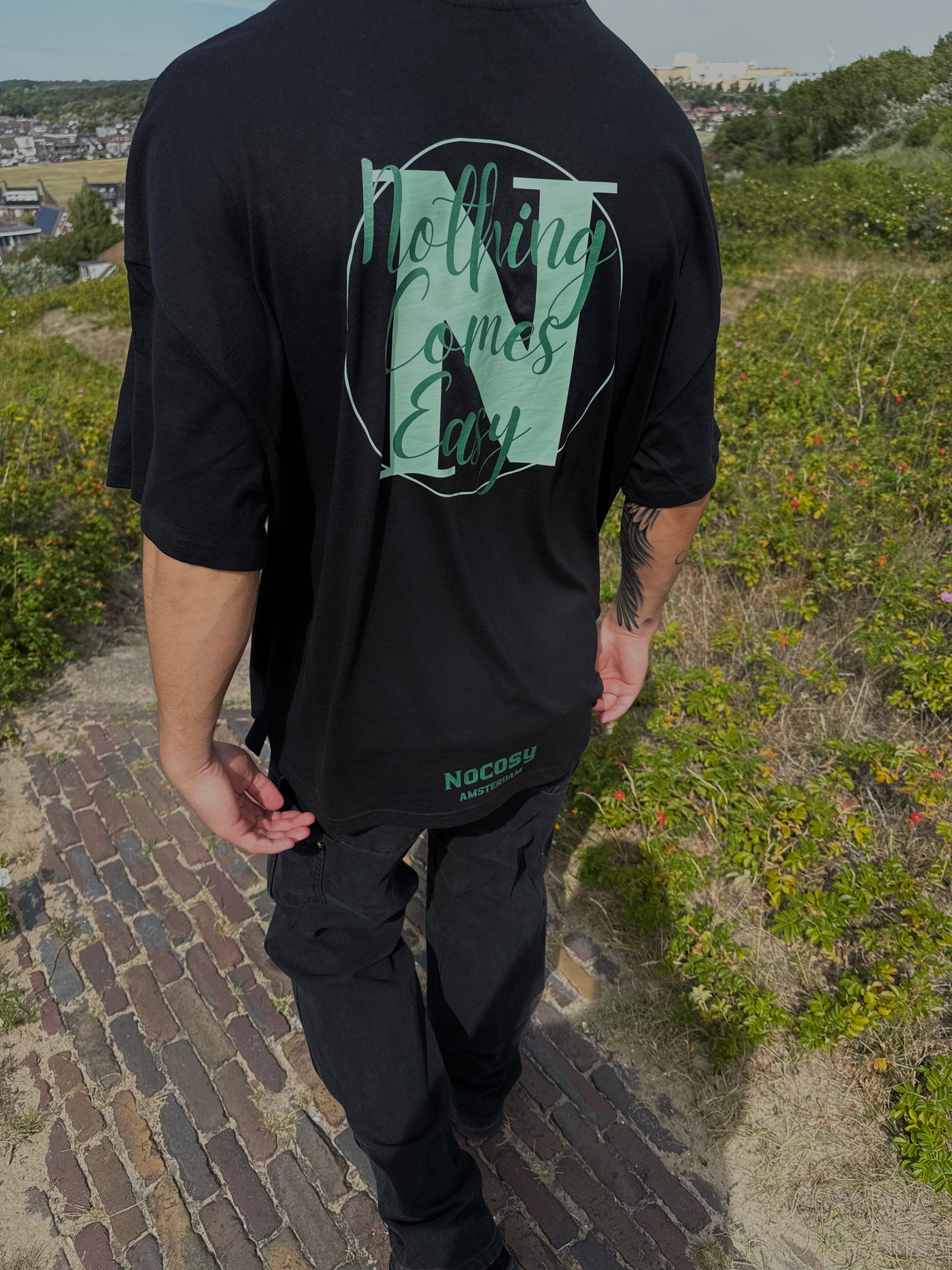 Nothing Comes Easy- black green